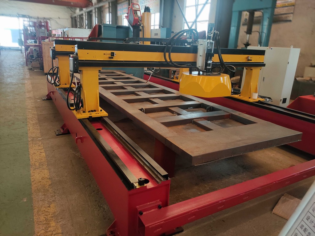 Box plate brake welding machine